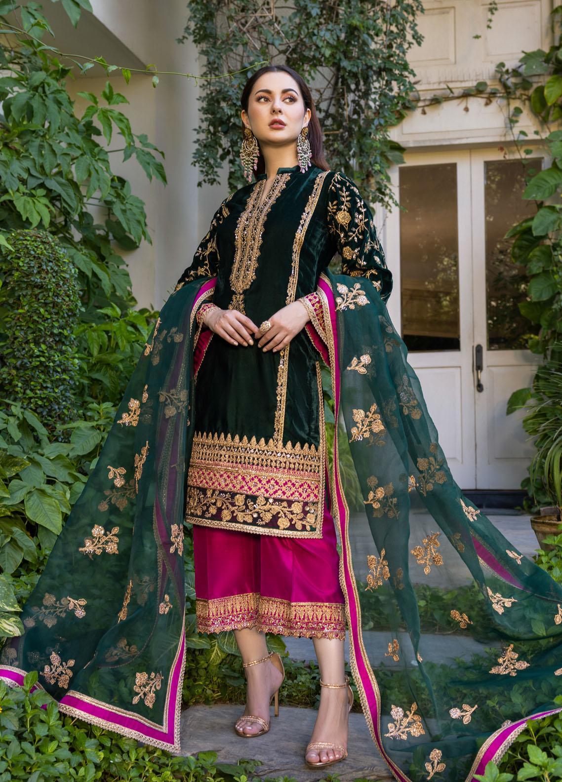 Unstitched Winter Dress Collection for Women Online in Pakistan  Emarlad  Wear