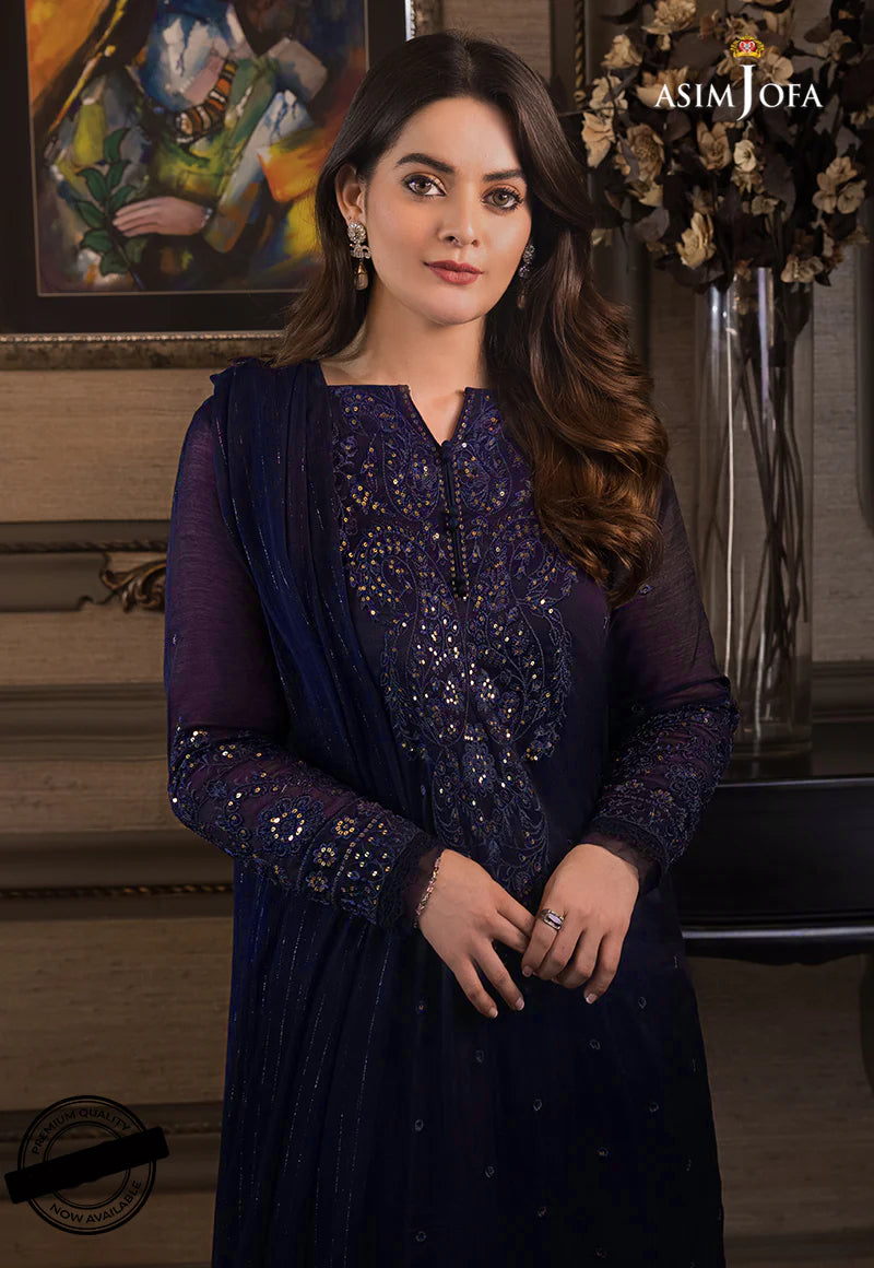 ASIM JOFA THE MINAL EDIT CHIFFON COLLECTION 3PC