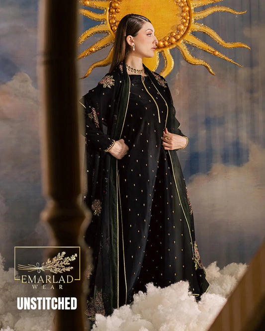 Vaniya Black Luxury Chiffon Collection 2026 VV-FF69-26
