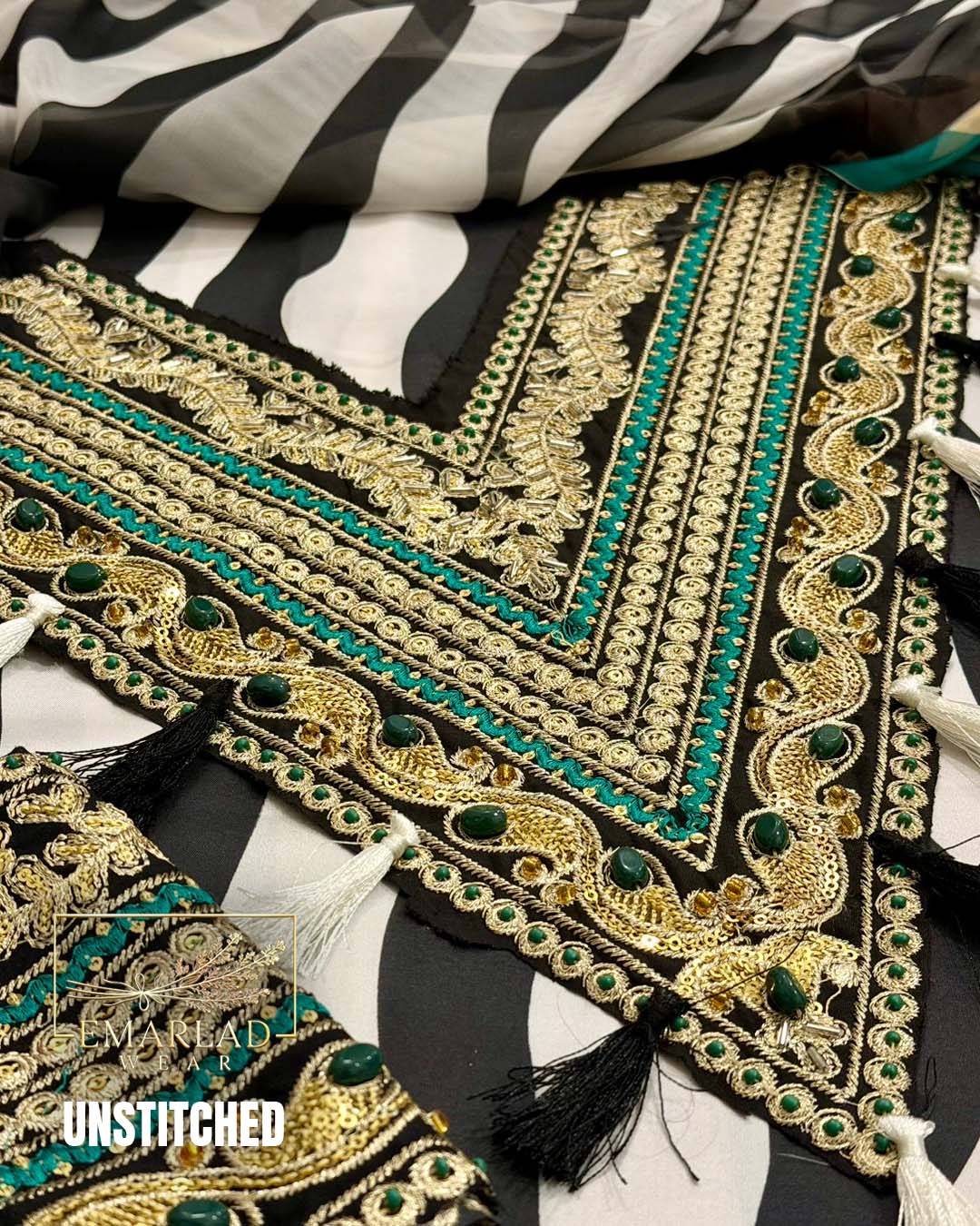 AMMARA & SARA 3PCS UNSTITCHED SUIT