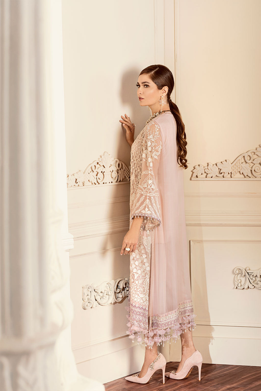 Baroque Wedding Edition | Peach - Chiffon Collection