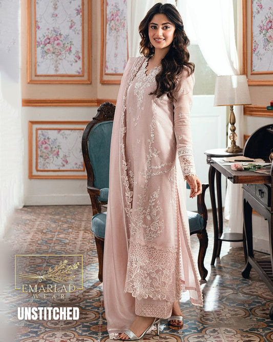 Azure Embroidered Chiffon Suit Design No. 2543 – Premium Pakistani Party Wear