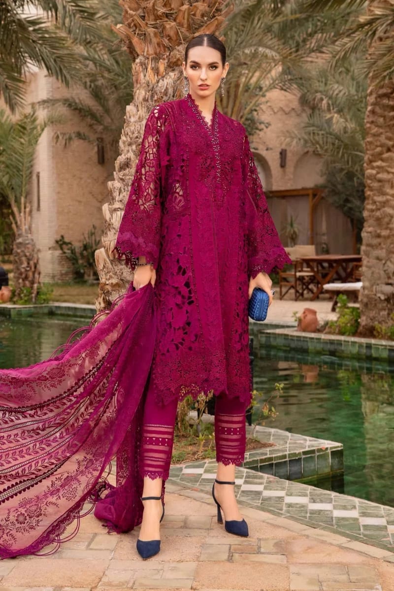 maria b embroidered dress Maria B