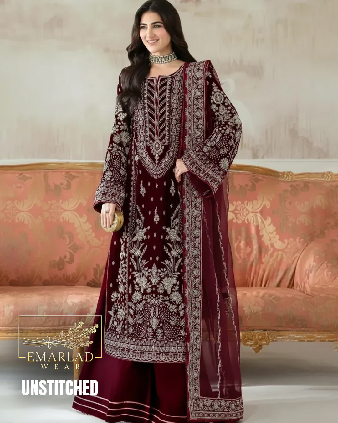 Aneelas Dark Purple Micro Velvet 9000 Collection