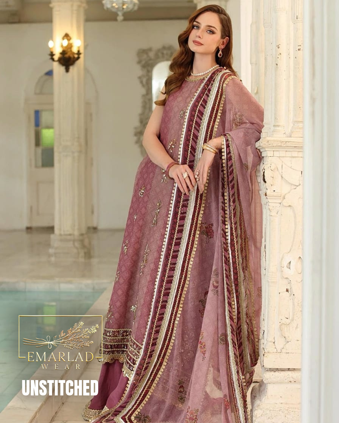 Sobia Nazeer T-Pink Soft Kaddi Net Dress – Premium Women’s Outfit