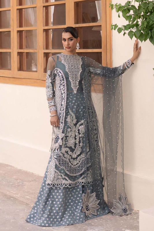 ZARI - Marium Hussain - Grey - Formal Wear