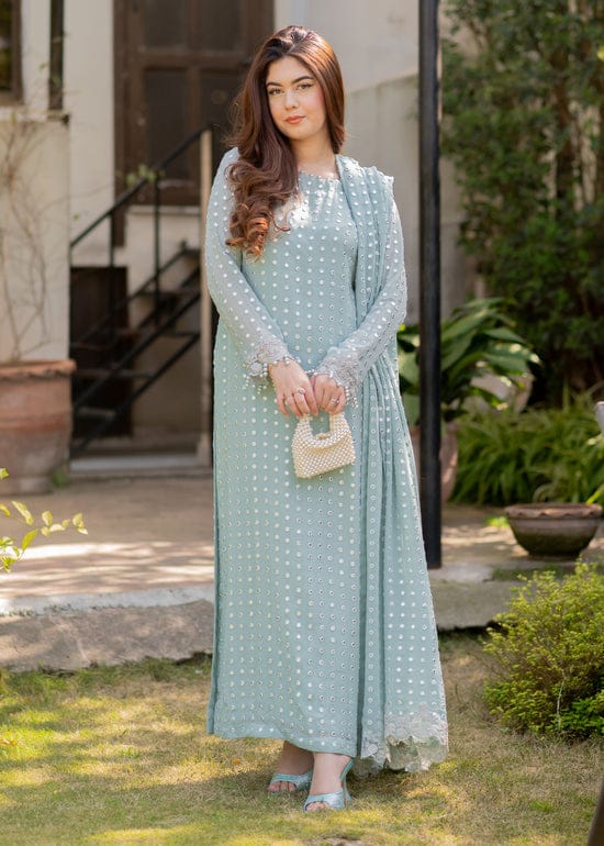 Aysel | Auqa-Green - Chiffon Collection