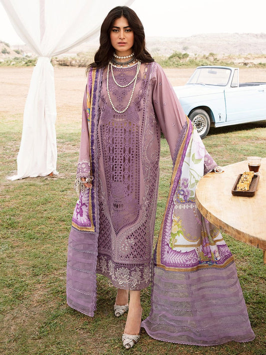 Bin Ilyas | Lilac - Cotton Chickenkari Collection