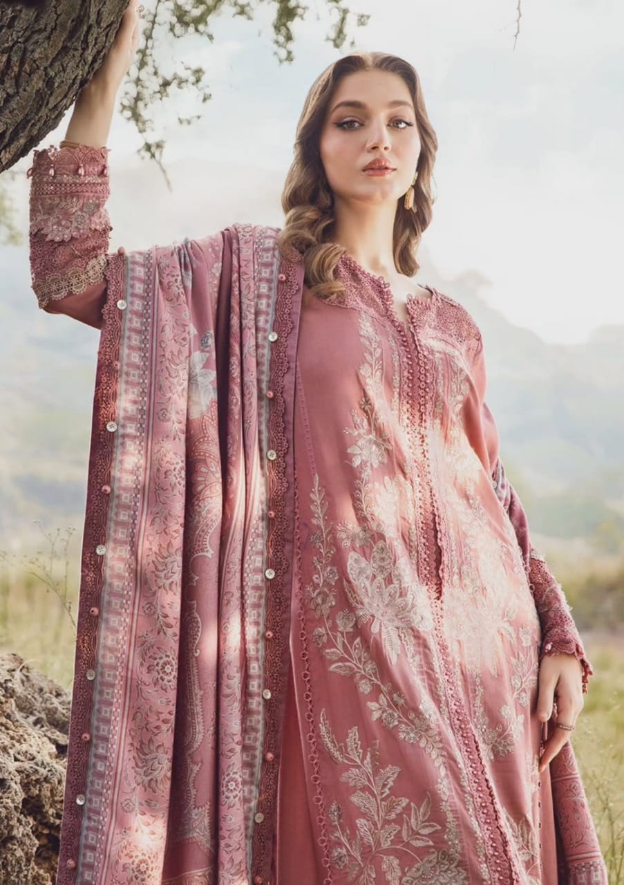 Maria B MPT-2309-A | Tea Pink - Lawn Eid Collection
