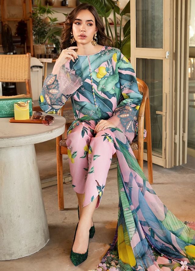 Maria B MPT-2503-B | Pink - Lawn Collection