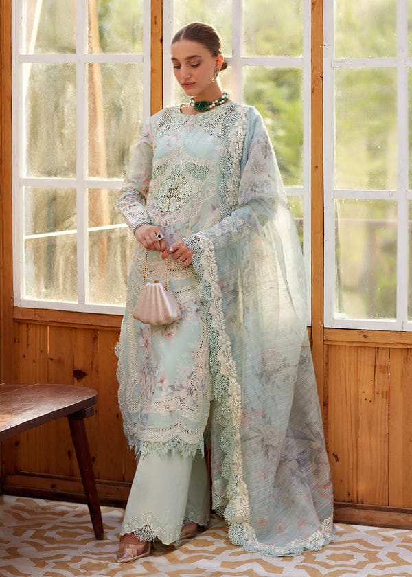 Crimson | Aqua - Lawn With Chiffon Dupatta Collection