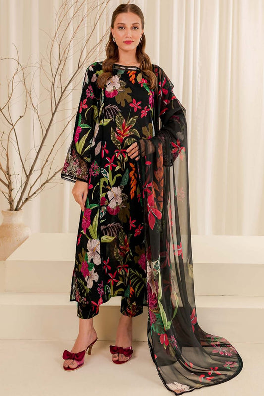 Iznik | Black Multi - Lawn Collection