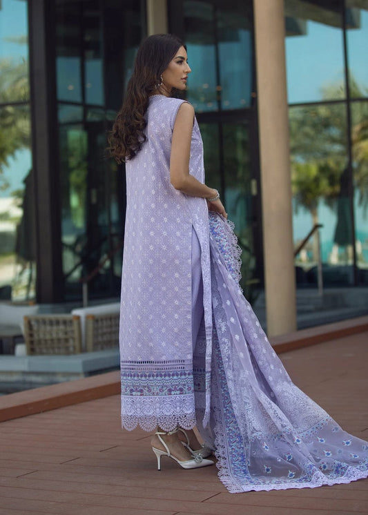 KANWAL MALIK ZAIRA LAVENDER LAWN EMB COLLECTION