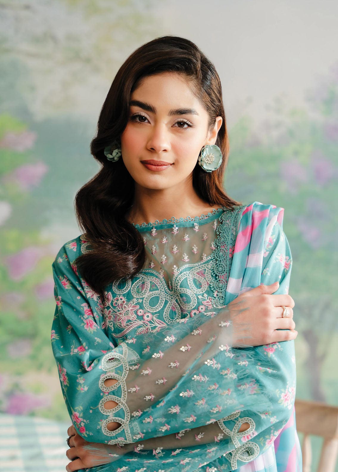 Afrozeh Frozi Digital Emb New Arrival Lawn 3pc