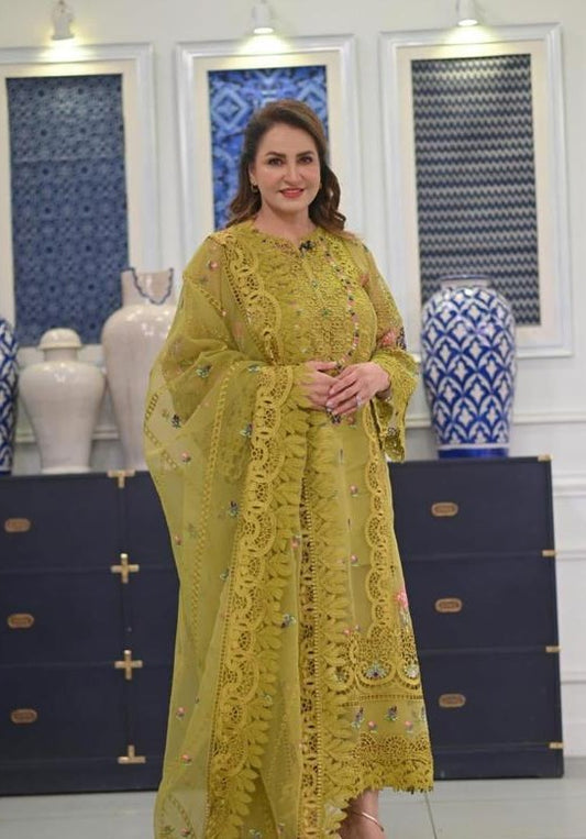 Aneels | Mustard - Fancy Organza Collection