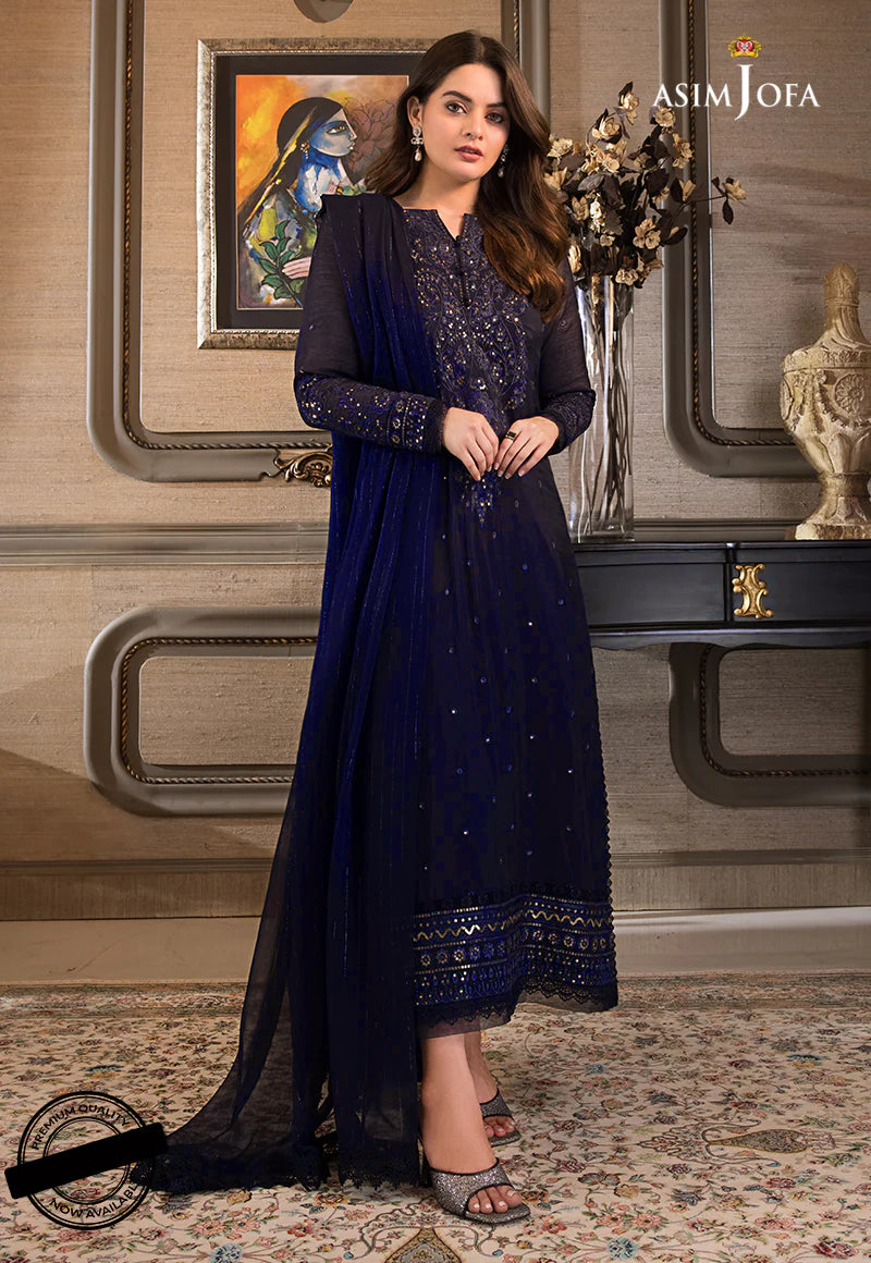 ASIM JOFA THE MINAL EDIT CHIFFON COLLECTION 3PC