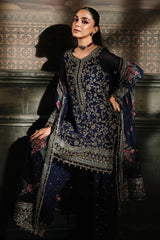 Charizma | Navy Blue - Chiffon Collection