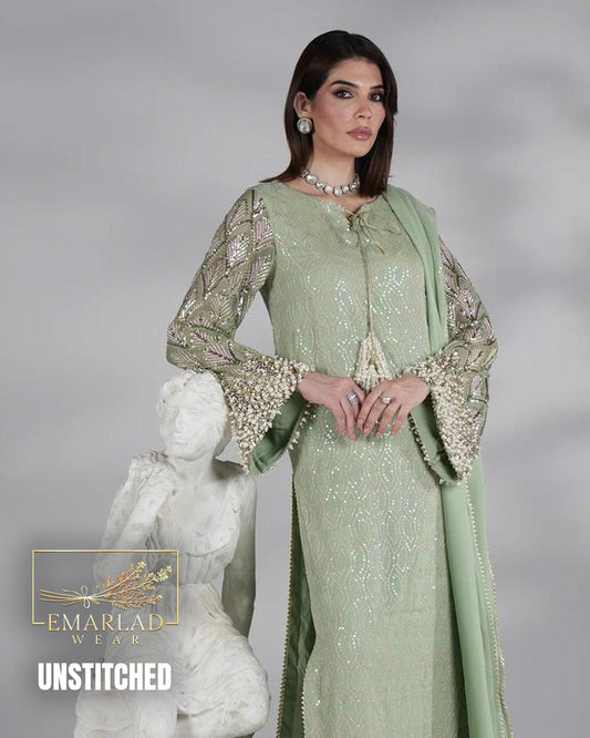 Mave Pista Green Chiffon Luxury Wedding Edition 2026