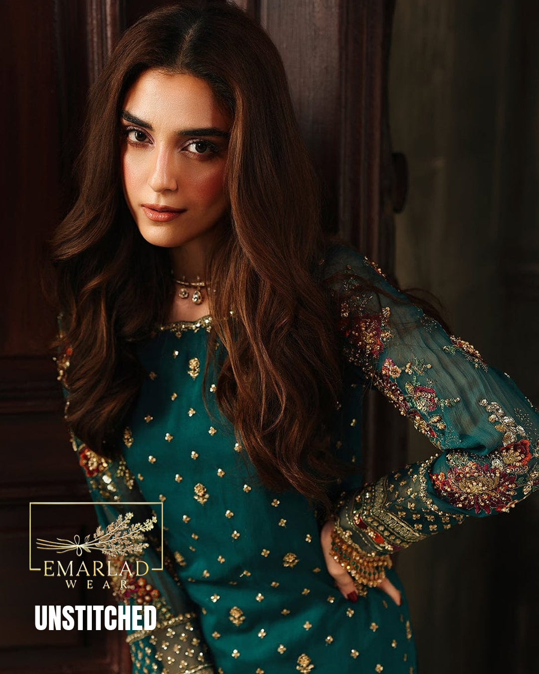 Charizma Chiffon Embroidered Suit Design 2533 – Luxury 3Pc Dress with Organza Dupatta