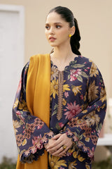 Baroque | Navy Blue - Stitched Lawn Collection