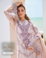 M.B Cotton Chicken Kari Collection – Peach 3D Flower Laser Design