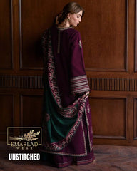 ZAIB Thread Embroidered Cambric Cotton 3 Piece Suit