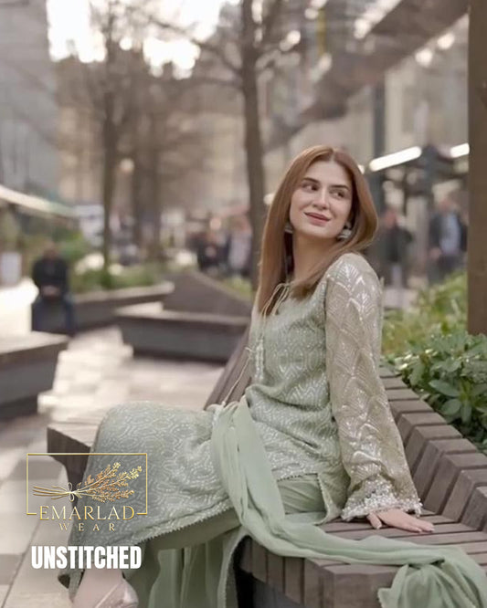 Mave Pista Green Chiffon Luxury Wedding Edition 2026