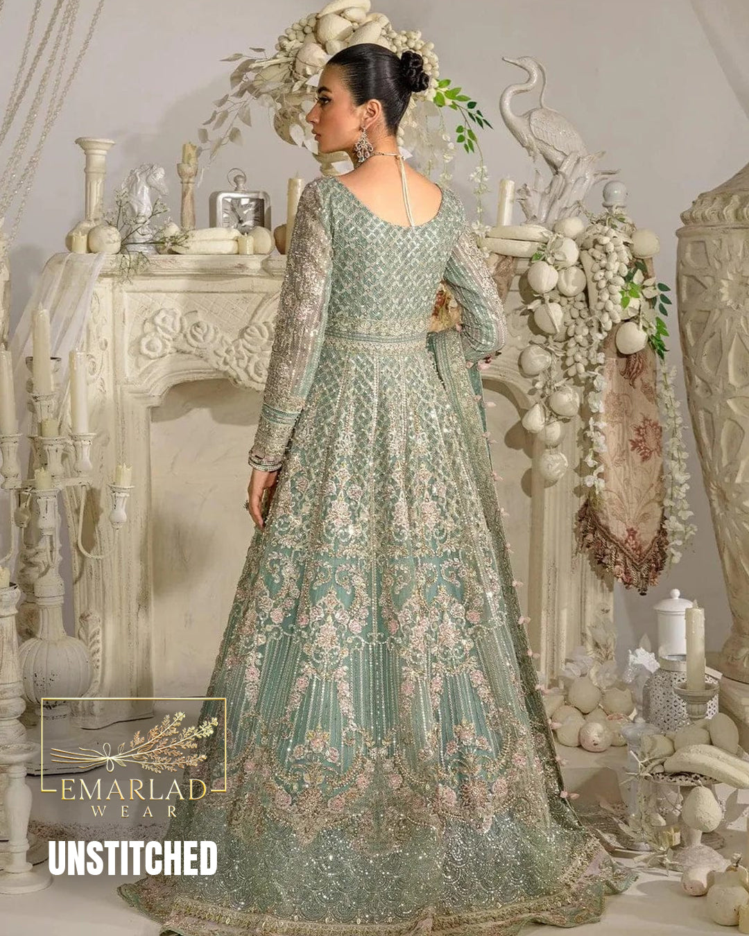 ELAF ELSA Net Exclusive Maxi Design 5351-KA 3 Piece Unstitched Embroidered Suit