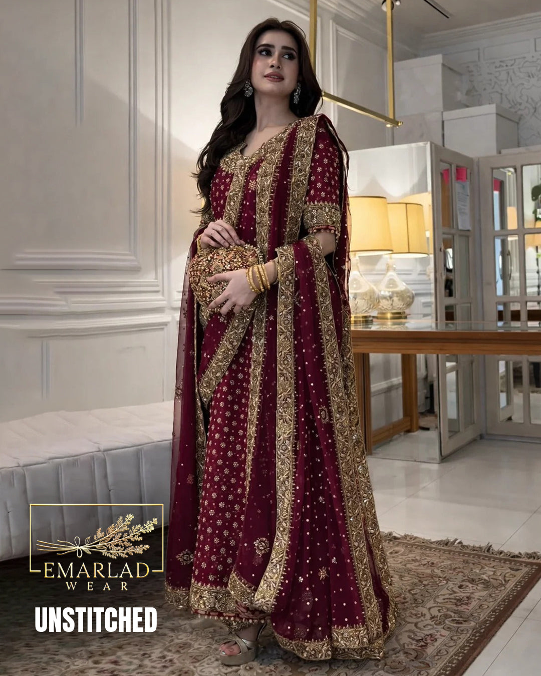 Haris Shakeel Addawork Shocking Pink Formal Wedding Suit