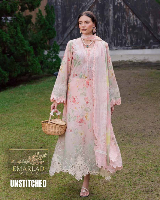 Nureh NSG-208 Digital Lawn & Bamber Chiffon Unstitched Suit Online in Pakistan