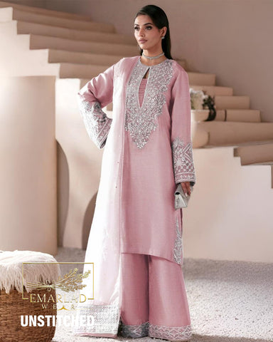 Emarlad wear Exclusive | Light soft pink - Lava Silk Collection