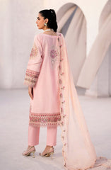 Emaan Adeel Pink Lawn Embroidery Chikankari Collection 3pc