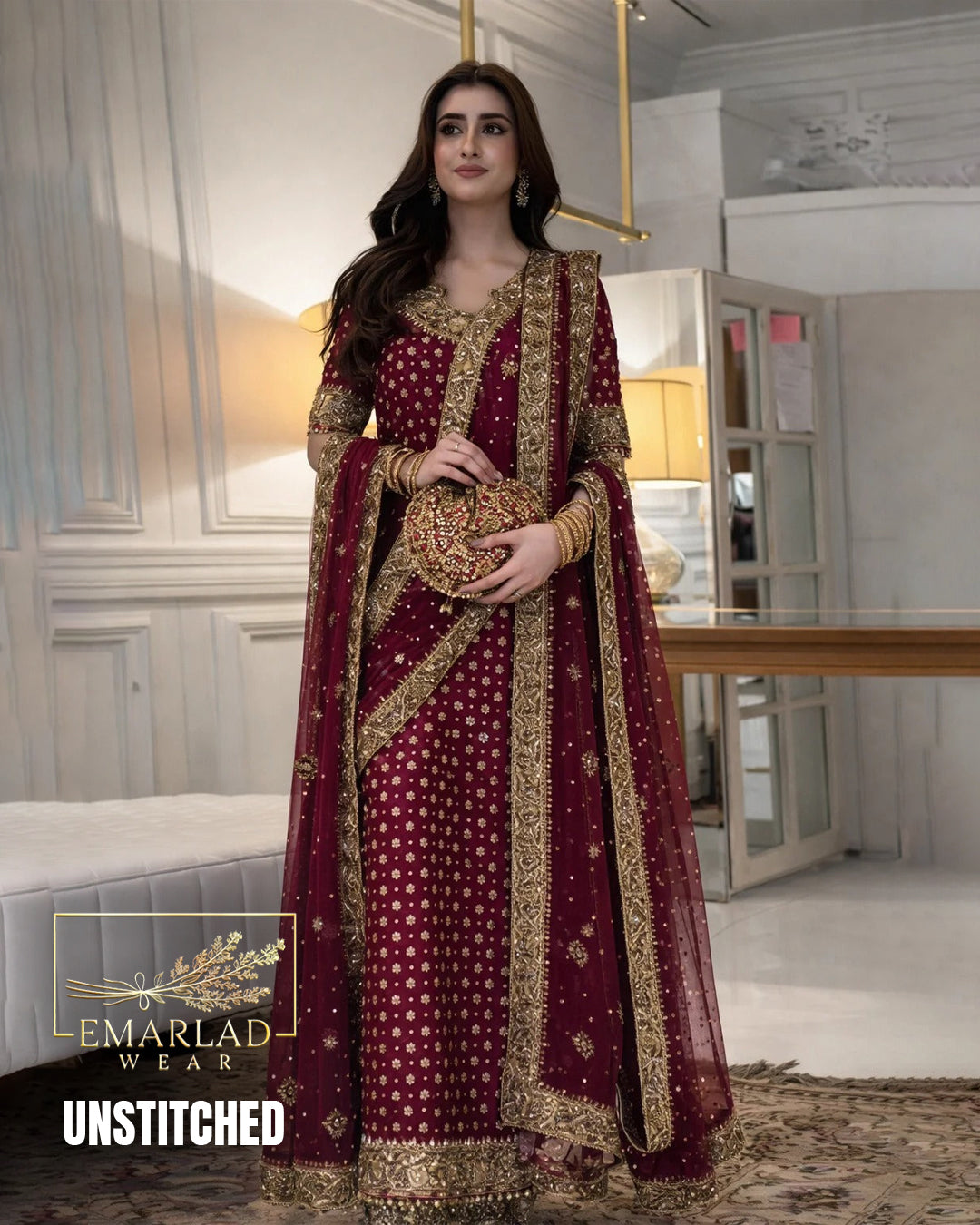 Haris Shakeel Addawork Shocking Pink Formal Wedding Suit