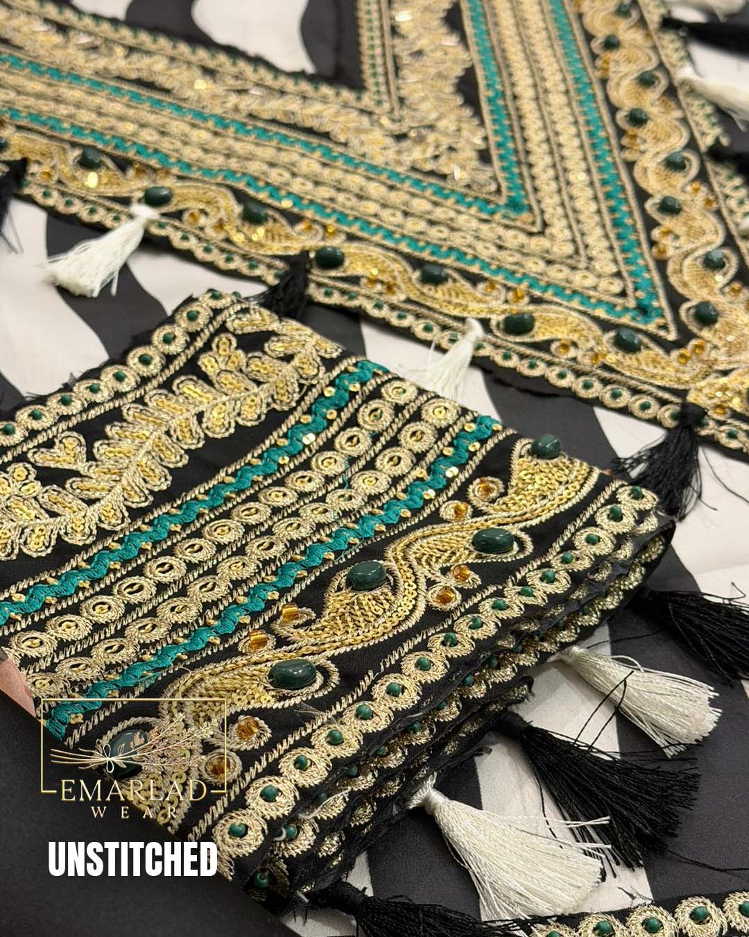 AMMARA & SARA  3PCS UNSTITCHED SUIT