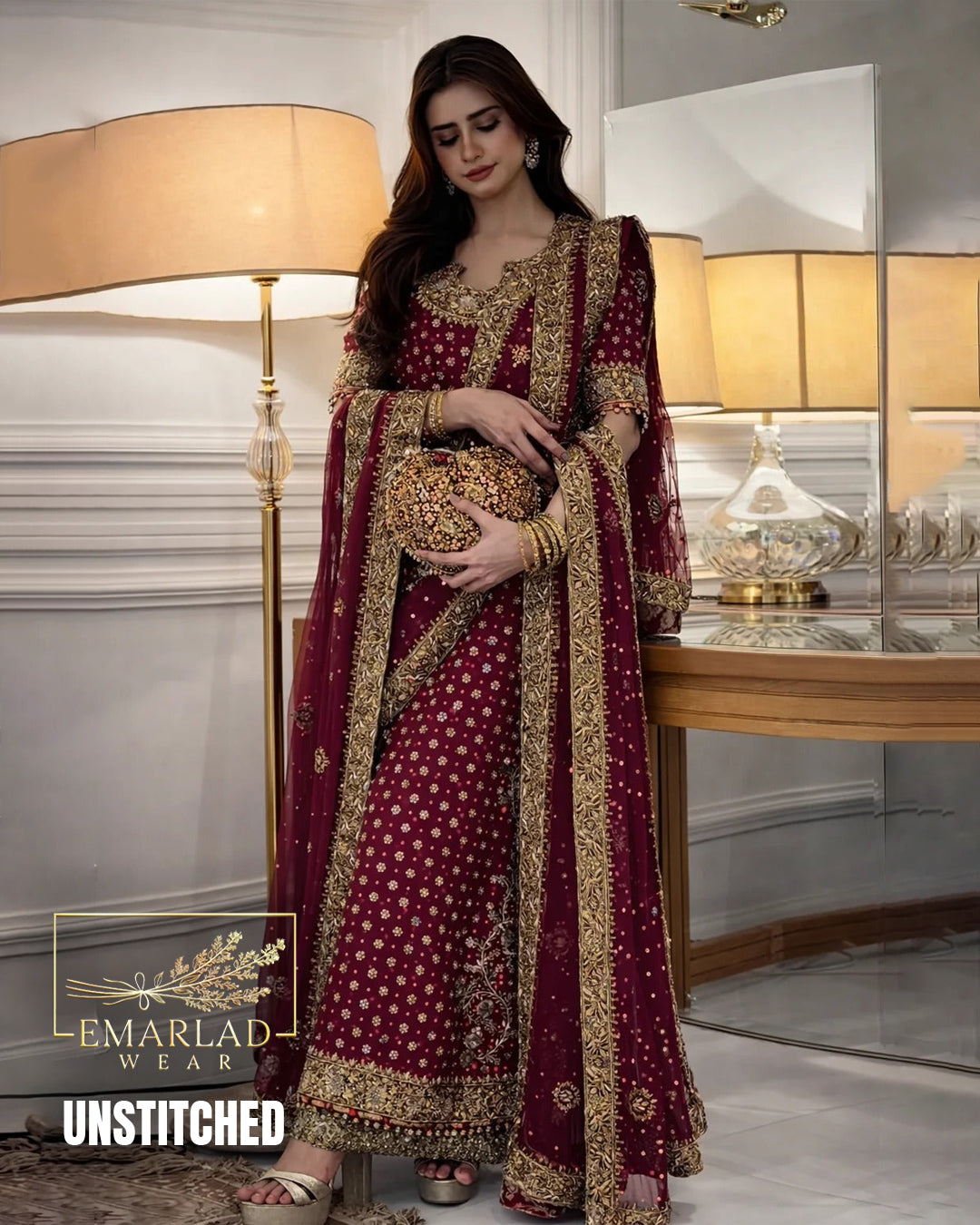 Haris Shakeel Addawork Shocking Pink Formal Wedding Suit