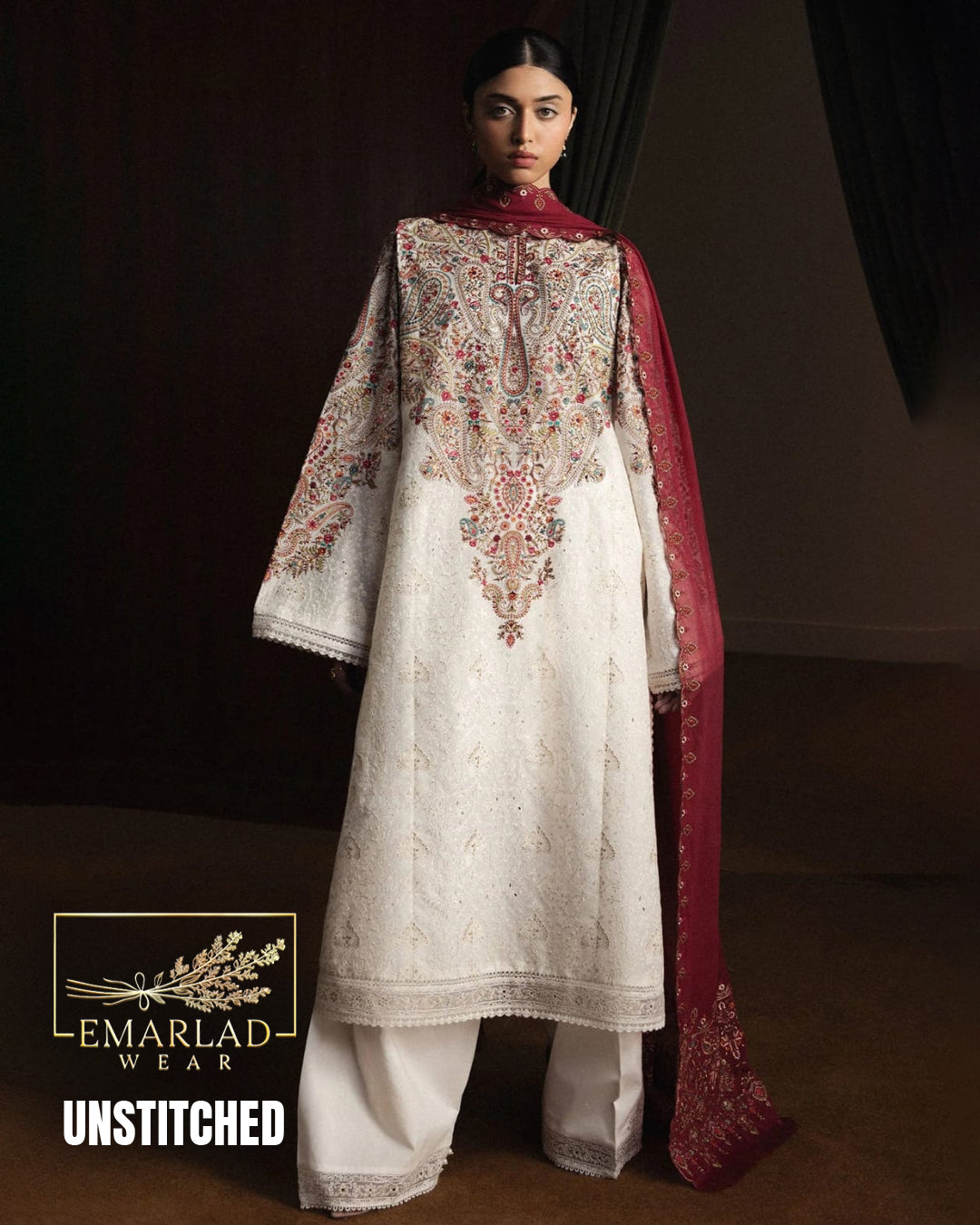 Zara Shahjahan Satori Hikari D7 Premium Luxury Lawn Chikankari Suit