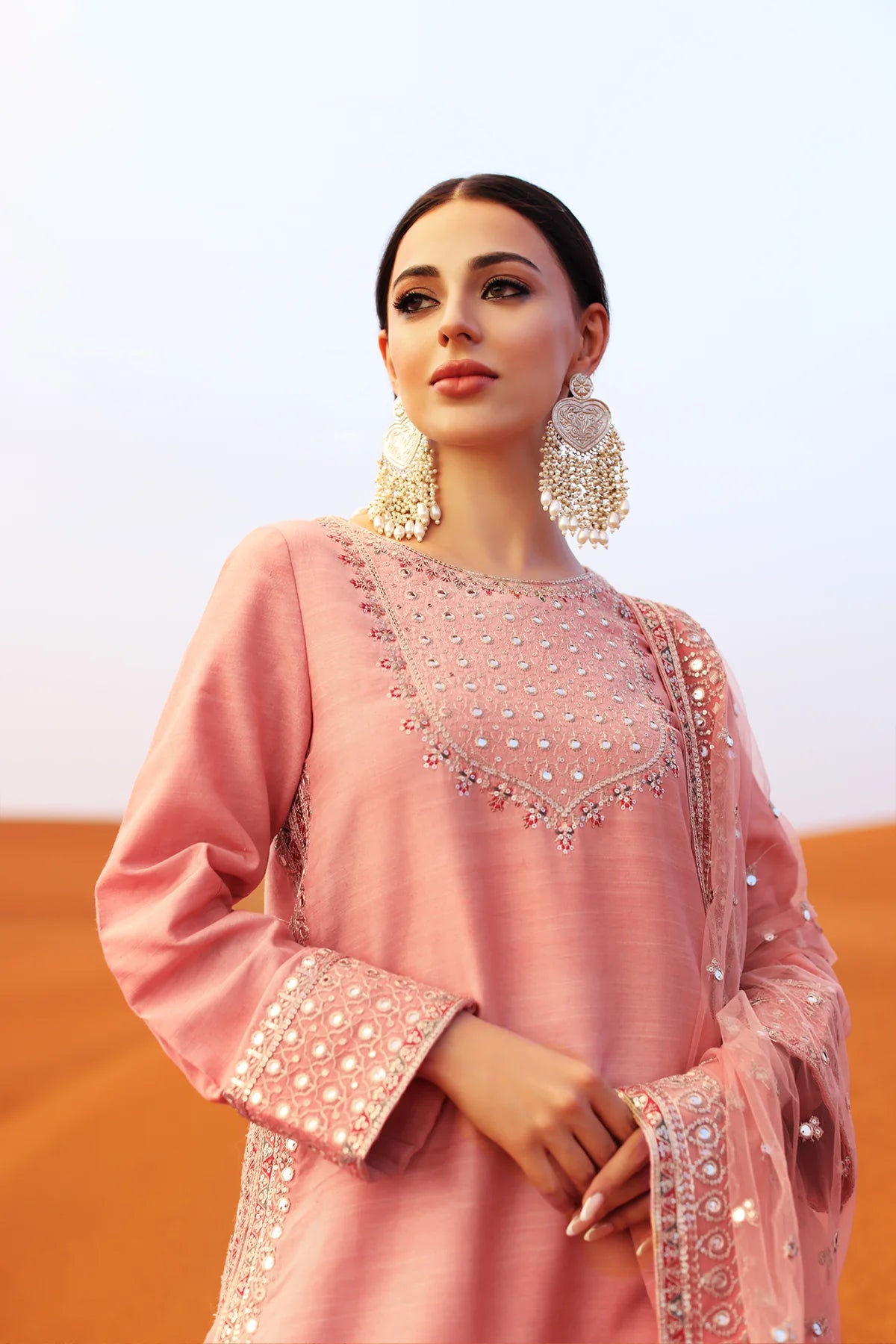 Charizma | Peach - Sheesha Silk Collection