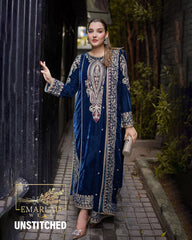 Aneelas Collection | Dark Blue - Velvet Collection