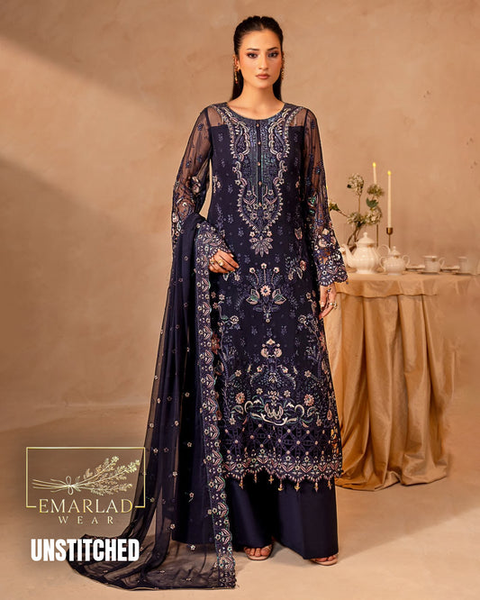 Mariyam's Embroidered Chiffon Collection Design 2576