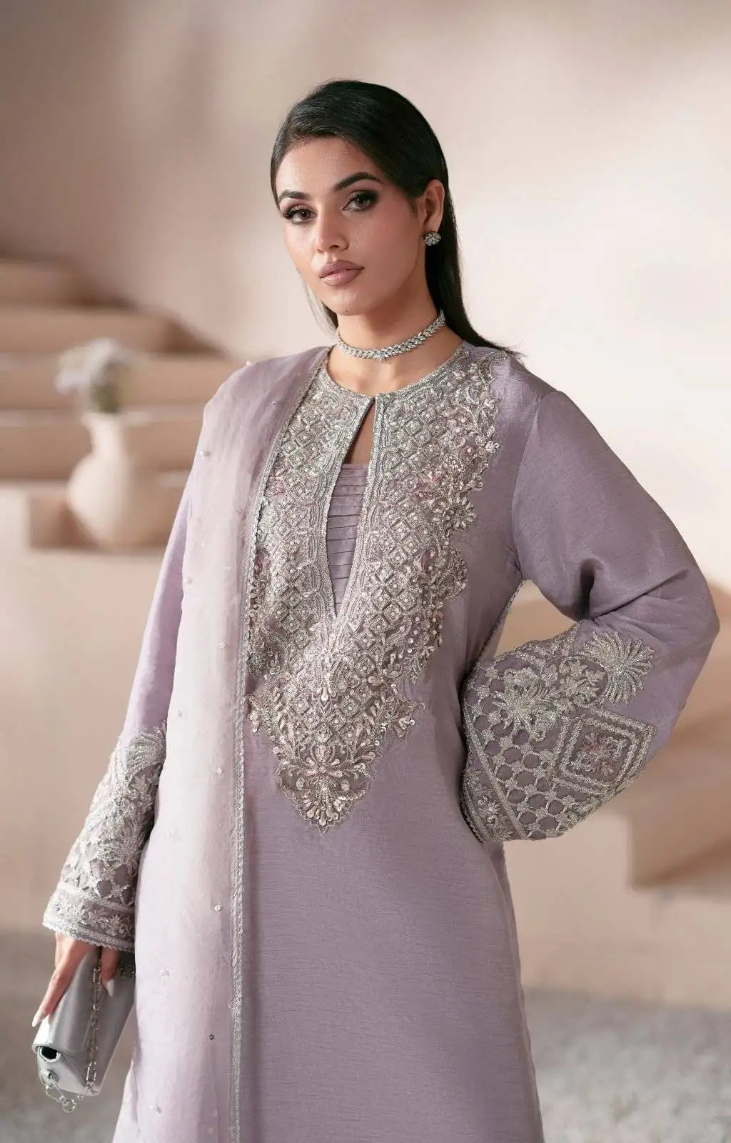 Emarladwear Exclusive design | Lilic - Lava Silk Collection
