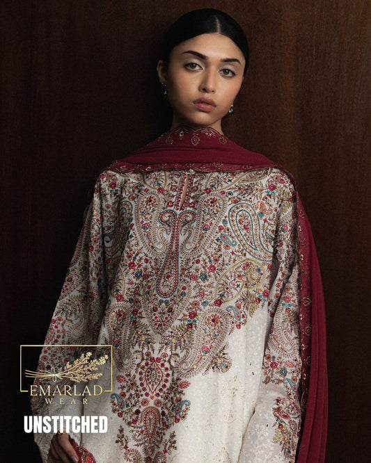 Zara Shahjahan Satori Hikari D7 Premium Luxury Lawn Chikankari Suit