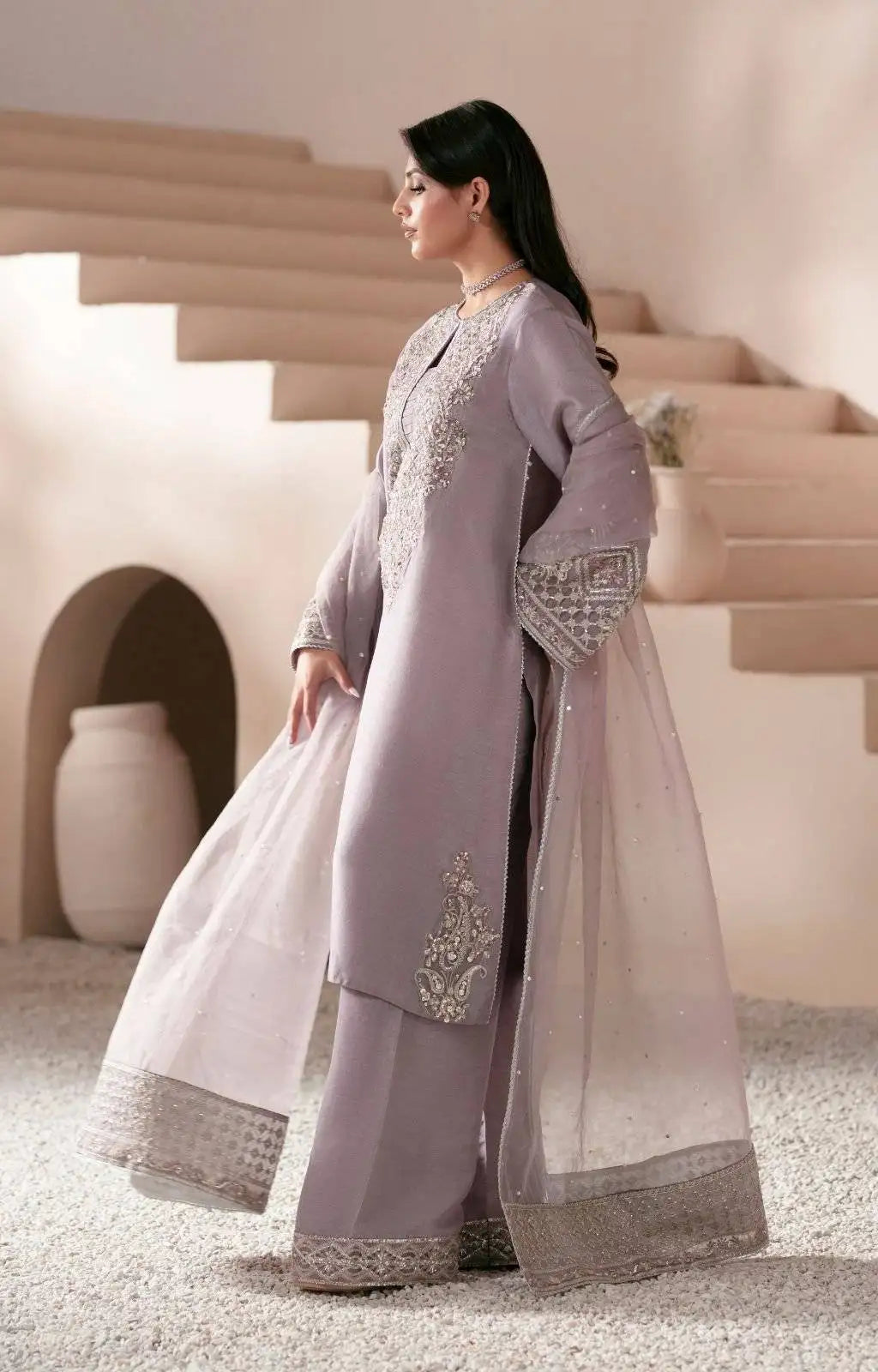 Emarladwear Exclusive design | Lilic - Lava Silk Collection