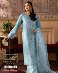 IZNIK TWINKLE CHARMUSE DIGITAL PRINTED SILK | SKY BLUE