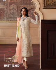 Gulaal | Pale Yellow - Chiffon Collection