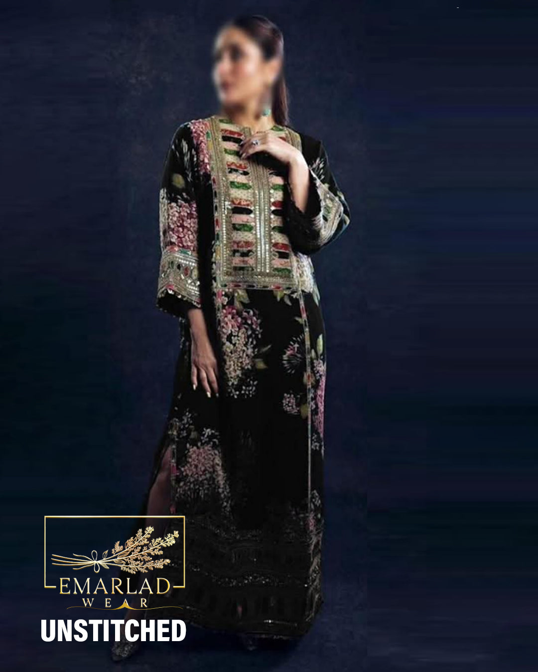 Sabya Sachi | Black - Lawn Collection