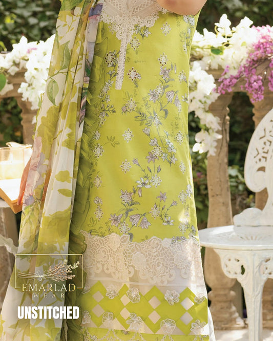 Asifa Nabeel Dhani Printed Lawn Chicken Kari 3 Piece Suit – Designer Lawn Collection 2026