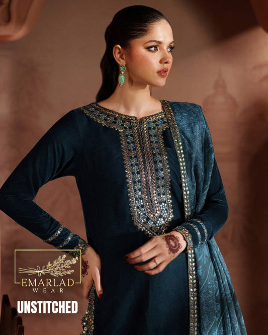 IZNIK VELVET ZINK BLUE