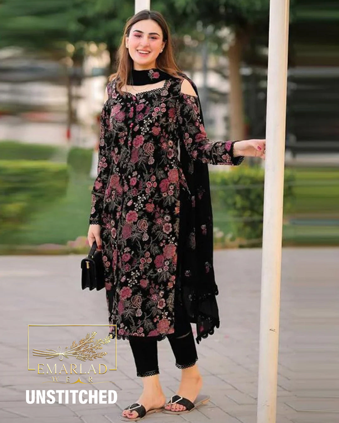 Bareeze | Navy Blue - Winter Dhanak Collection