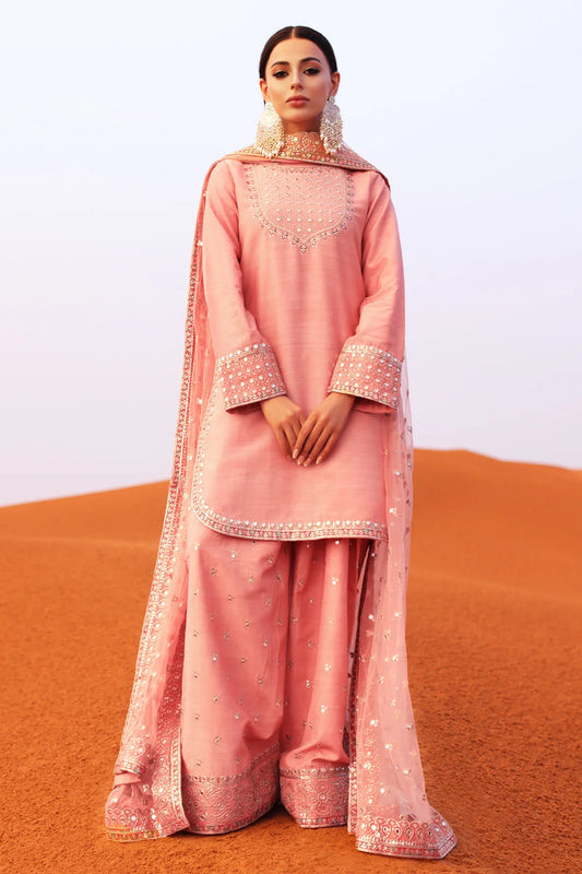 Charizma | Peach - Sheesha Silk Collection