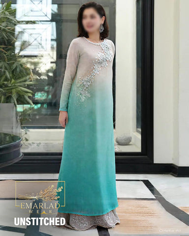 Lulusar | Sea-Green & Grey - Chiffon Collection